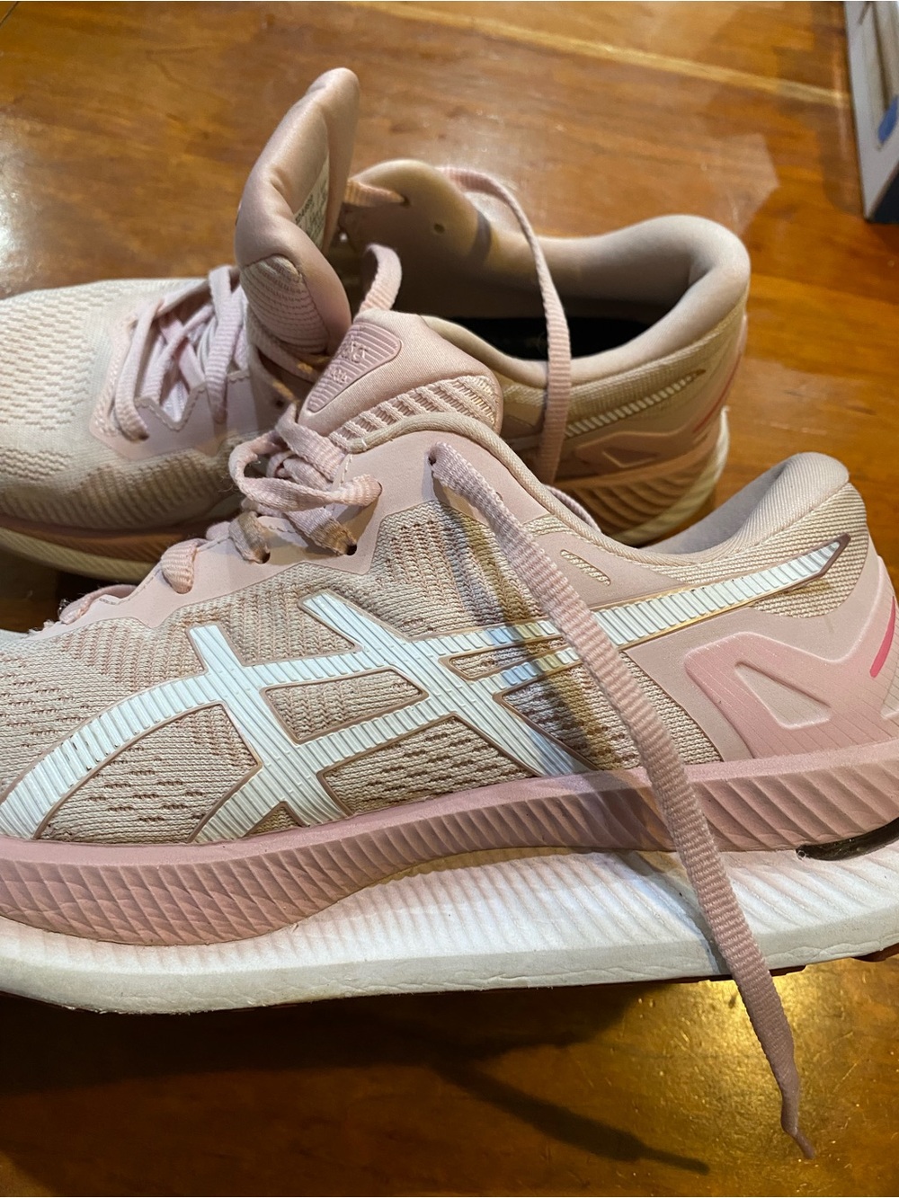 ASICS Women's Light Pink Athletic Running Shoes